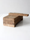 antique primitive wooden press