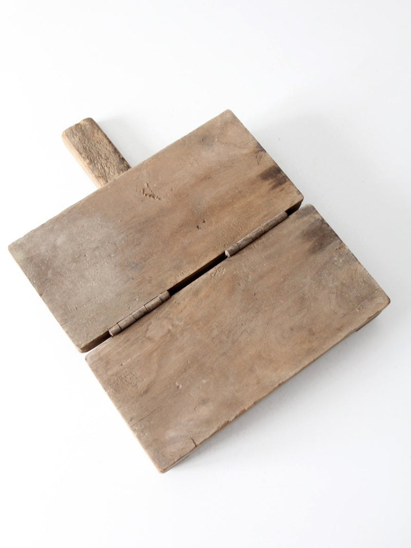 antique primitive wooden press