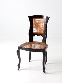 antique Victorian cane seat chair