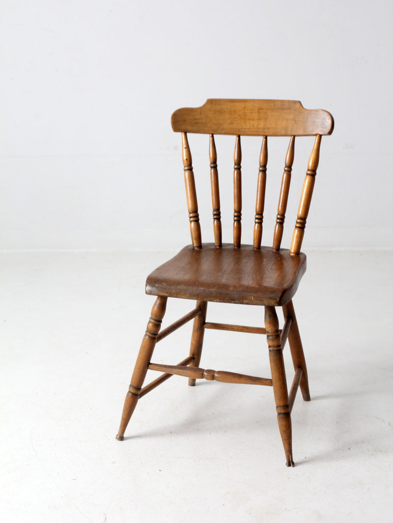 vintage spindle back tavern chair