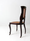 antique Victorian cane seat chair