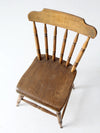 vintage spindle back tavern chair