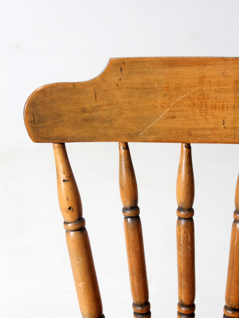 vintage spindle back tavern chair