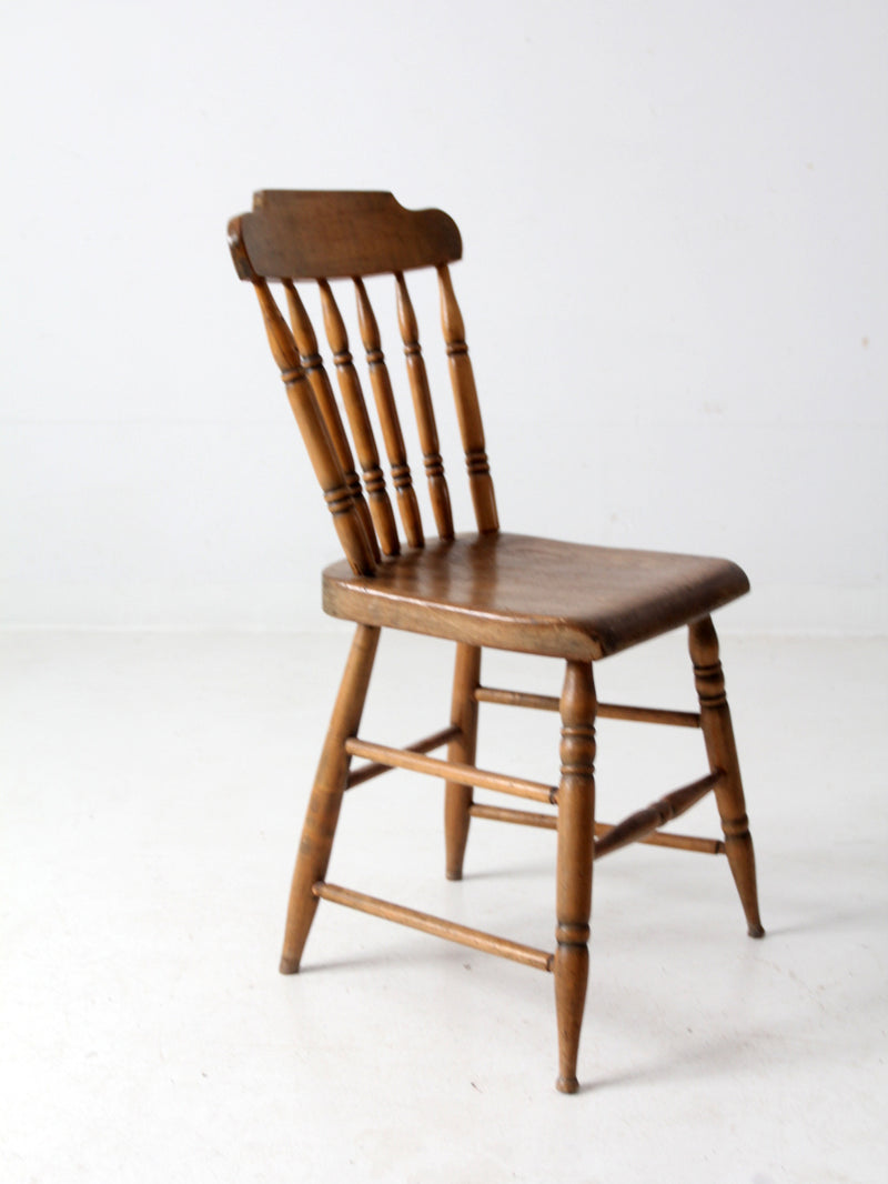 vintage spindle back tavern chair