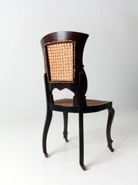 antique Victorian cane seat chair