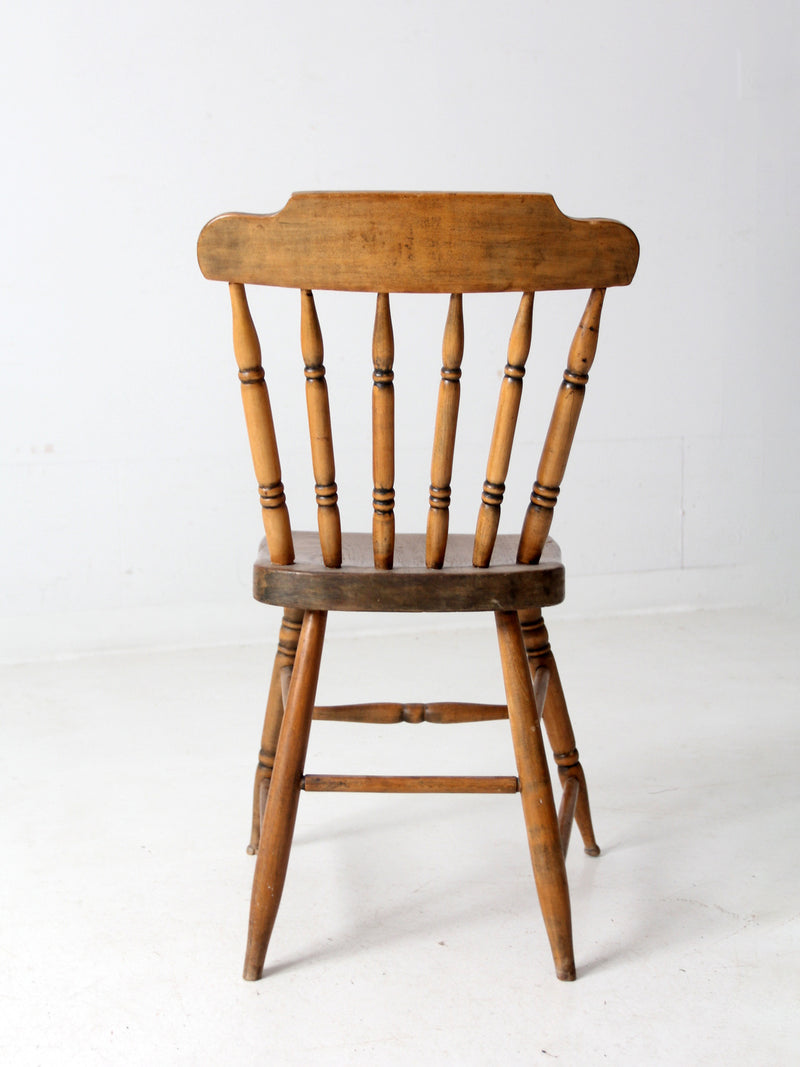 vintage spindle back tavern chair