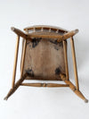 vintage spindle back tavern chair