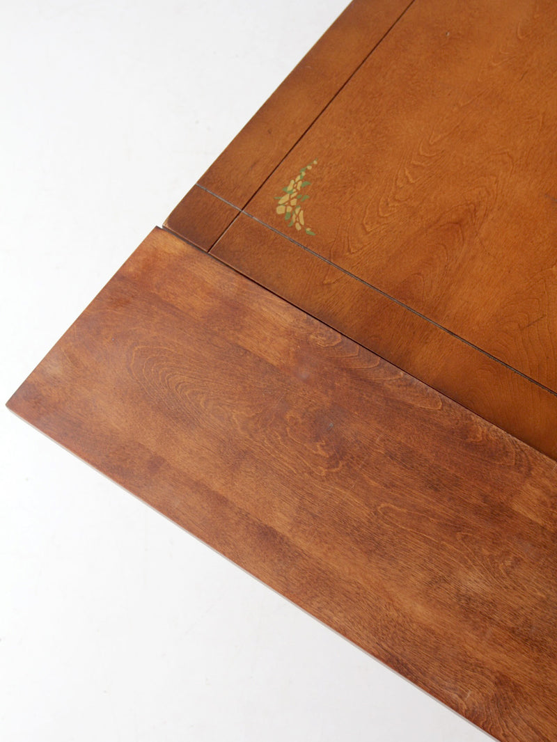 vintage 1940s kitchen table with slide out extensions