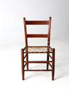 antique rawhide primitive chair