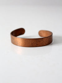 vintage copper cuff bracelet