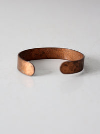 vintage copper cuff bracelet