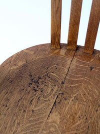 antique Gunlocke banker' swivel desk chair