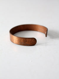 vintage copper cuff bracelet