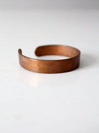 vintage copper cuff bracelet
