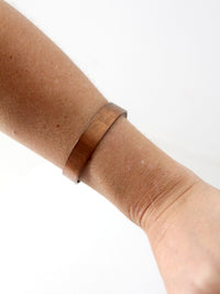 vintage copper cuff bracelet