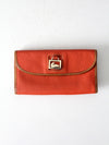 Dooney & Bourke pebble grain Continental clutch wallet