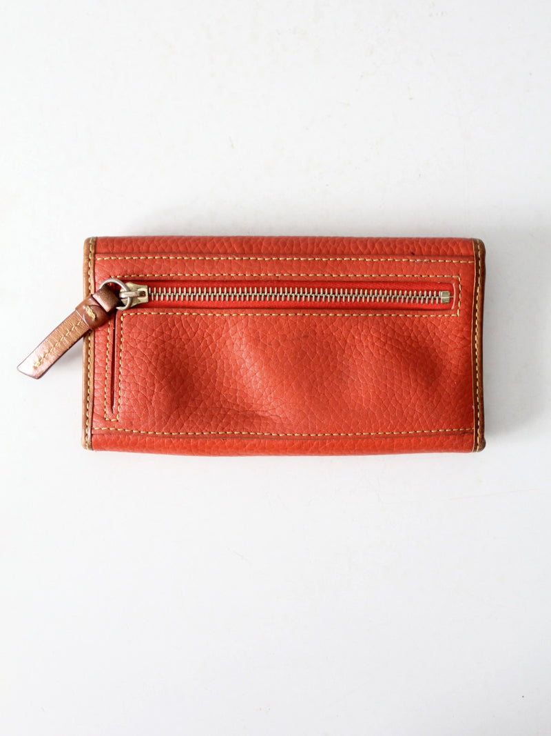 Dooney & Bourke pebble grain Continental clutch wallet