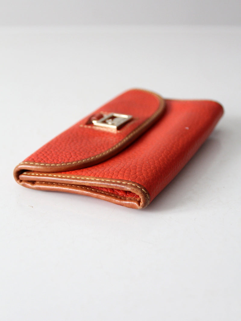 Dooney & Bourke pebble grain Continental clutch wallet
