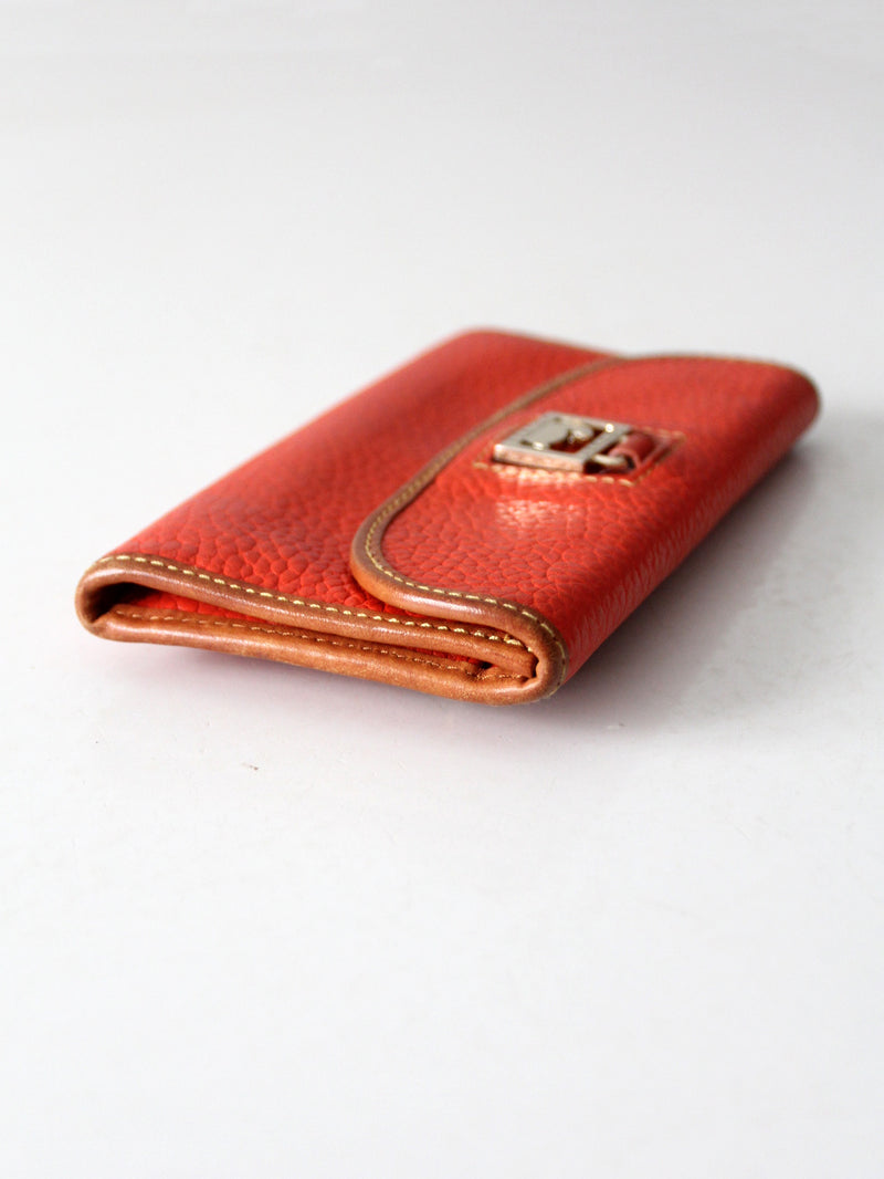 Dooney & Bourke pebble grain Continental clutch wallet