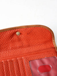 Dooney & Bourke pebble grain Continental clutch wallet