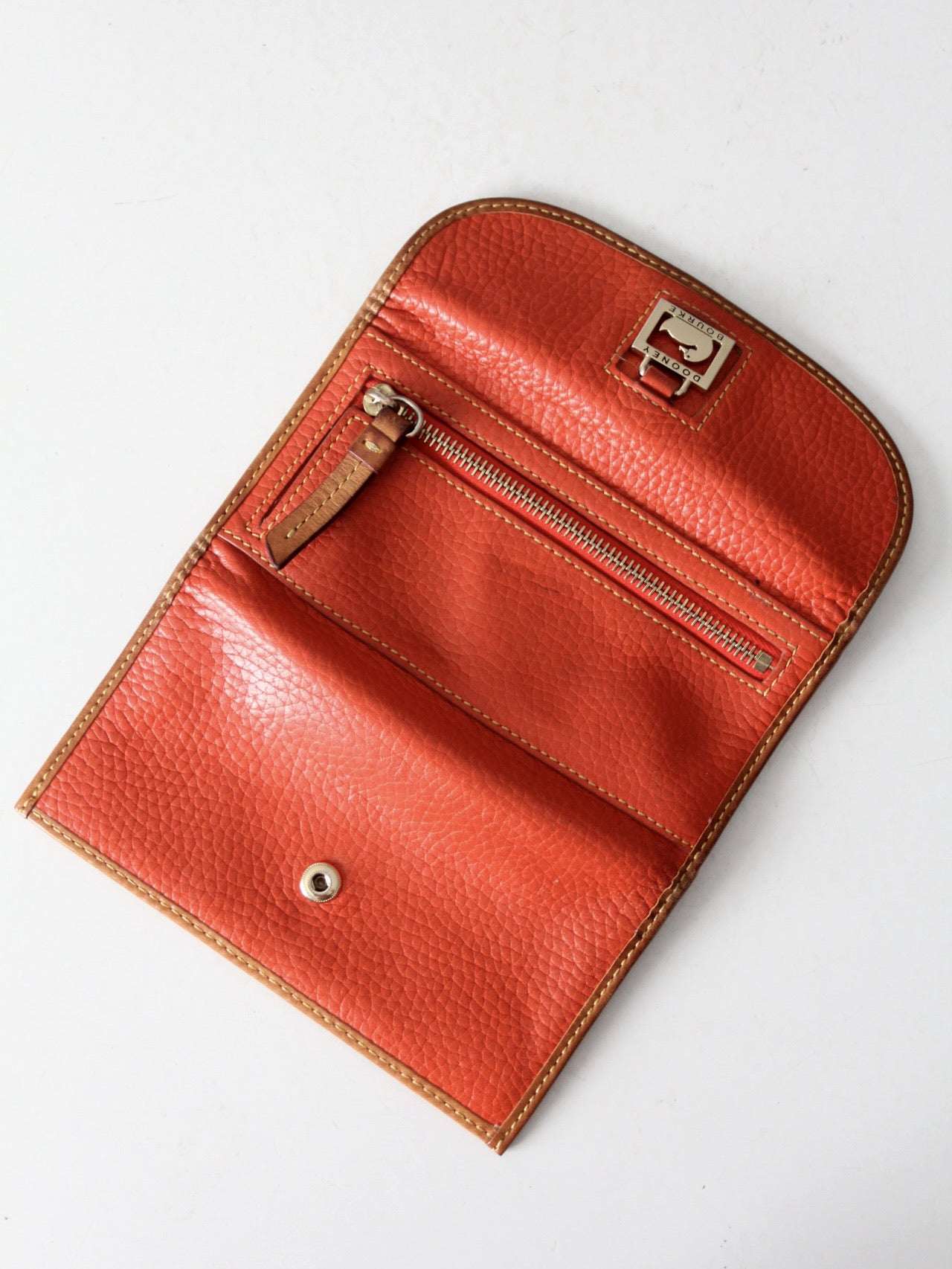 Dooney & Bourke pebble grain Continental clutch wallet