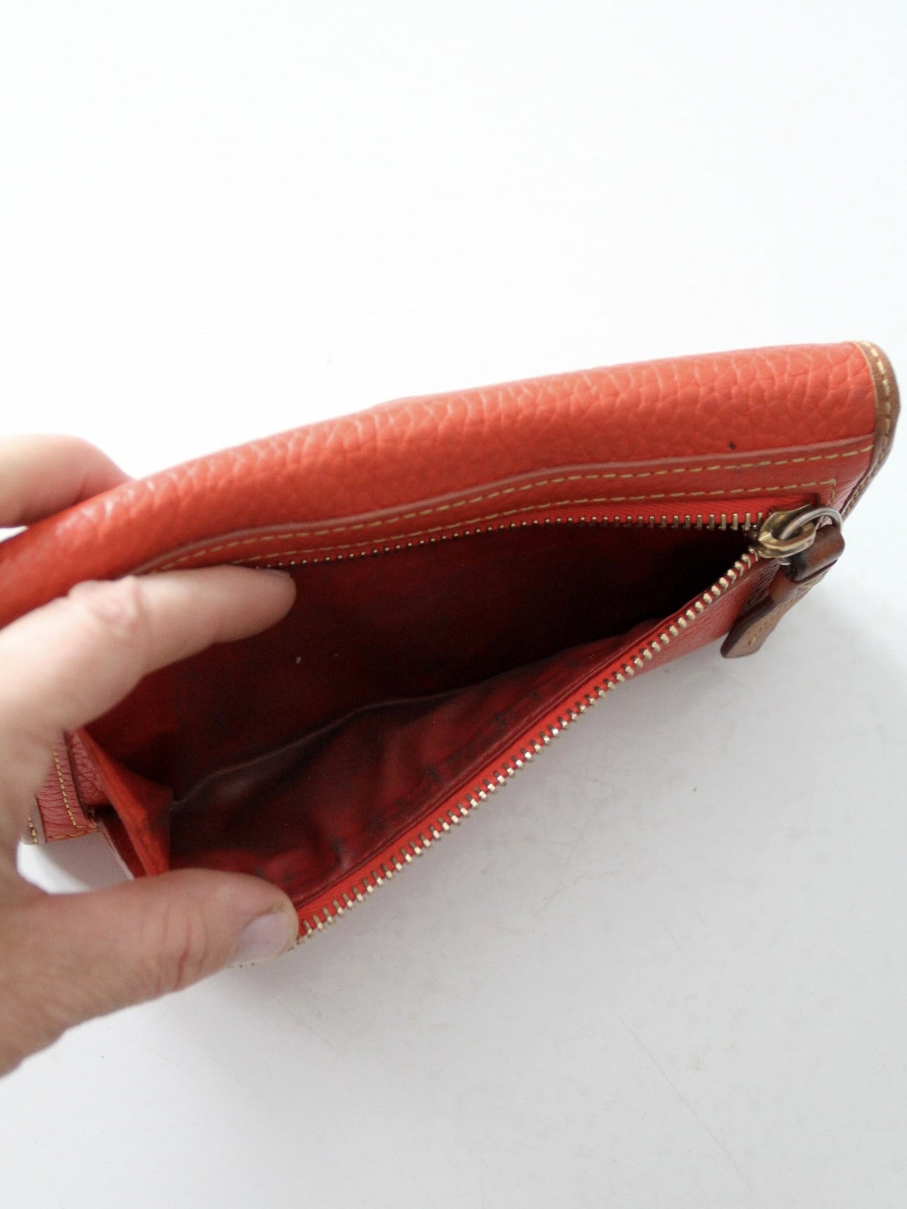 Dooney & Bourke pebble grain Continental clutch wallet