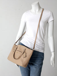 Coach Prairie pebble leather satchel  crossbody bag