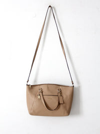 Coach Prairie pebble leather satchel  crossbody bag