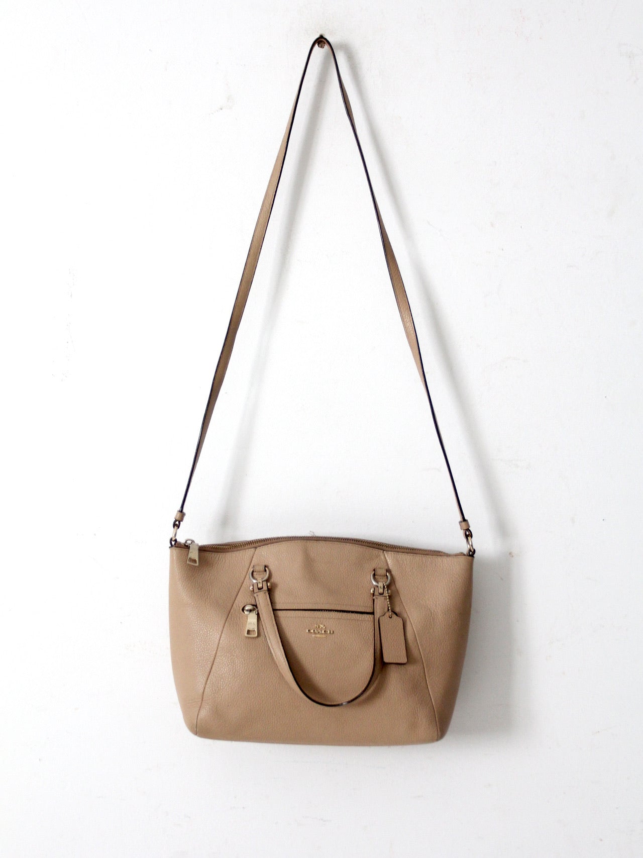 Coach Prairie pebble leather satchel  crossbody bag