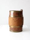 antique equestrian barrel