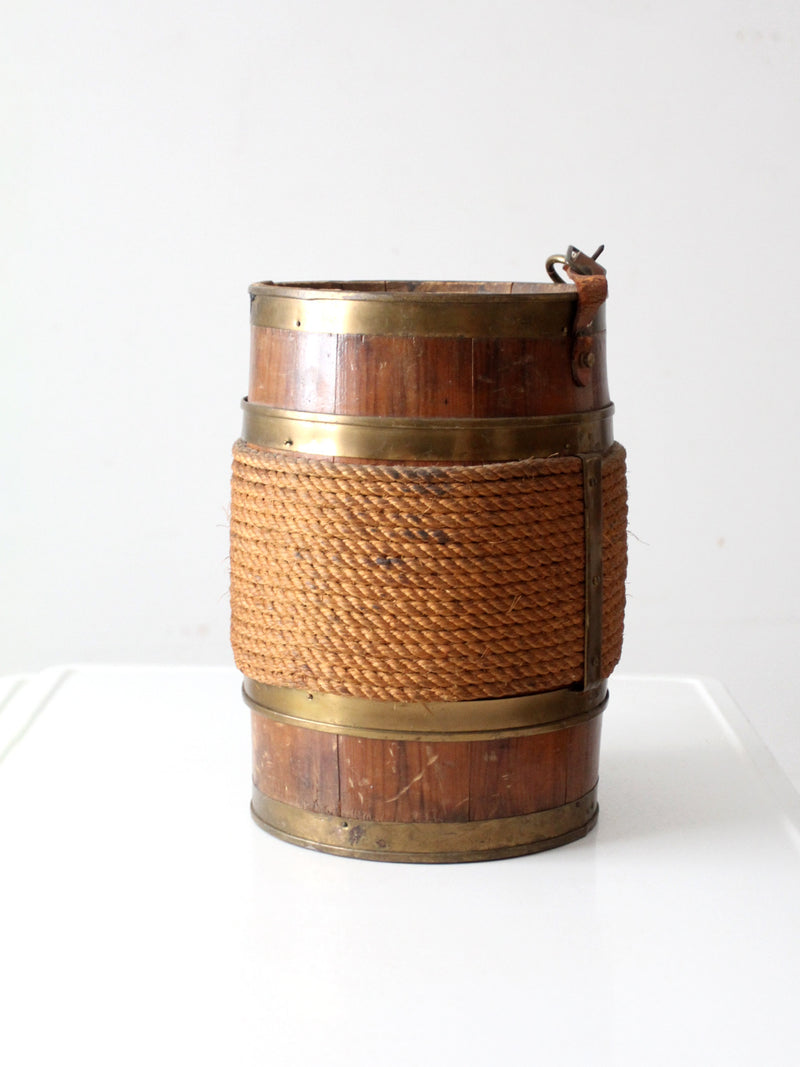 antique equestrian barrel