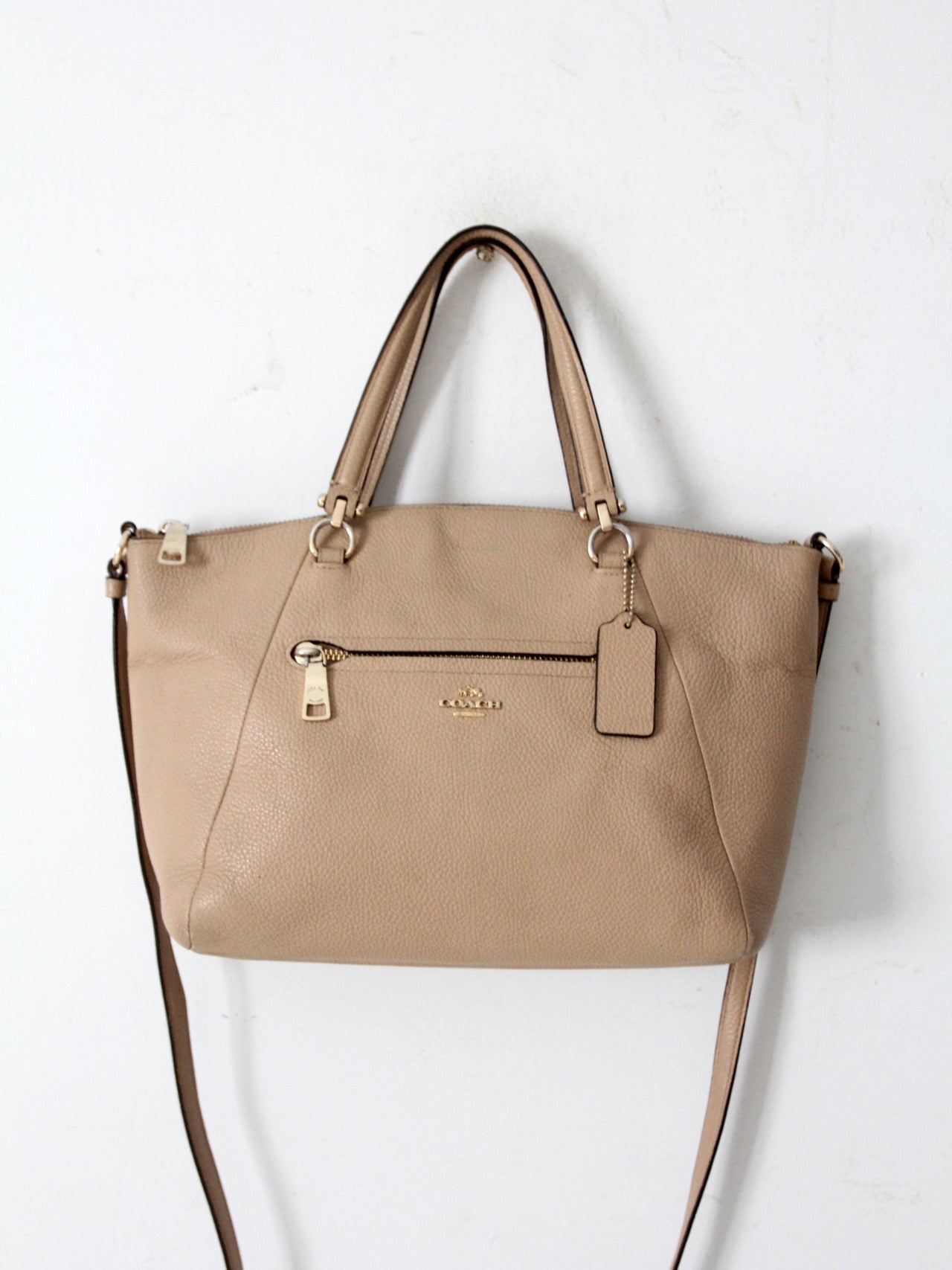 Coach Prairie pebble leather satchel  crossbody bag