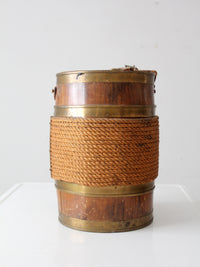 antique equestrian barrel
