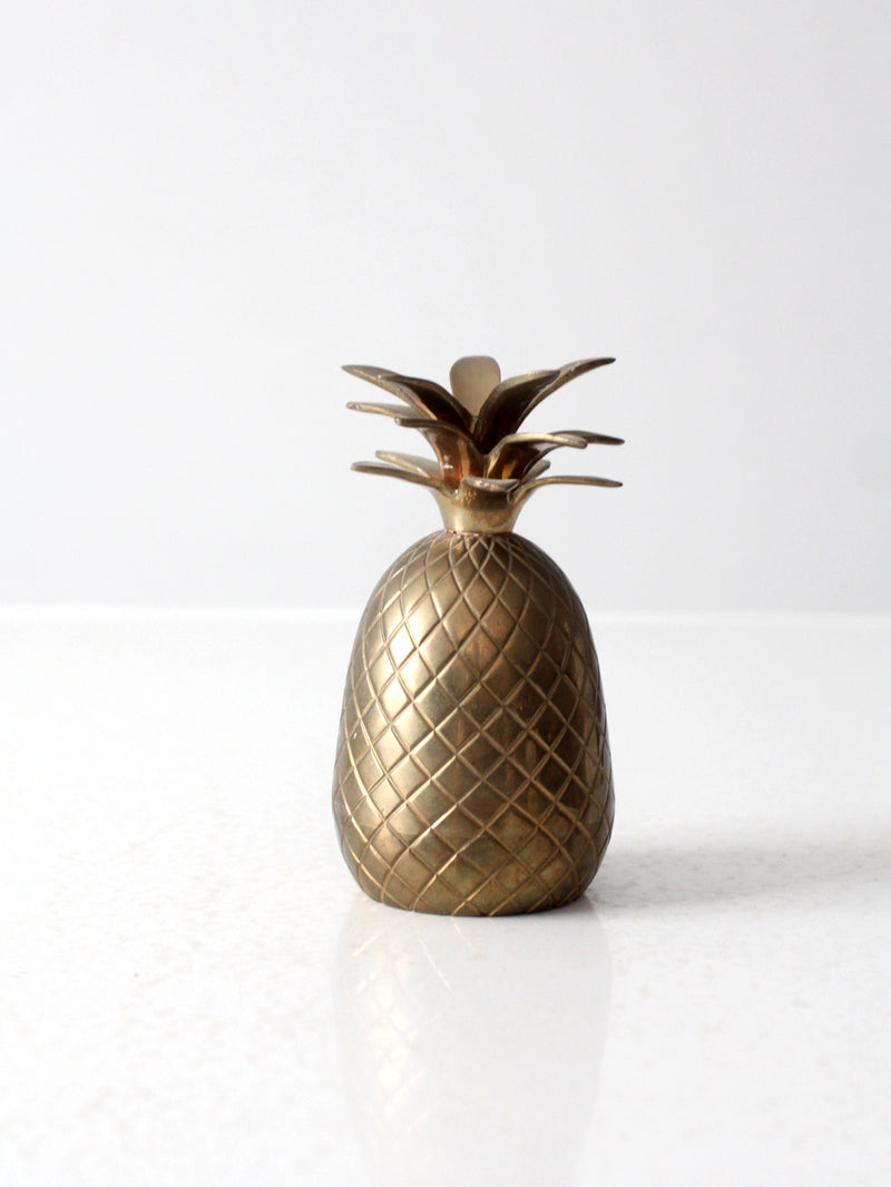 vintage brass pineapple bell