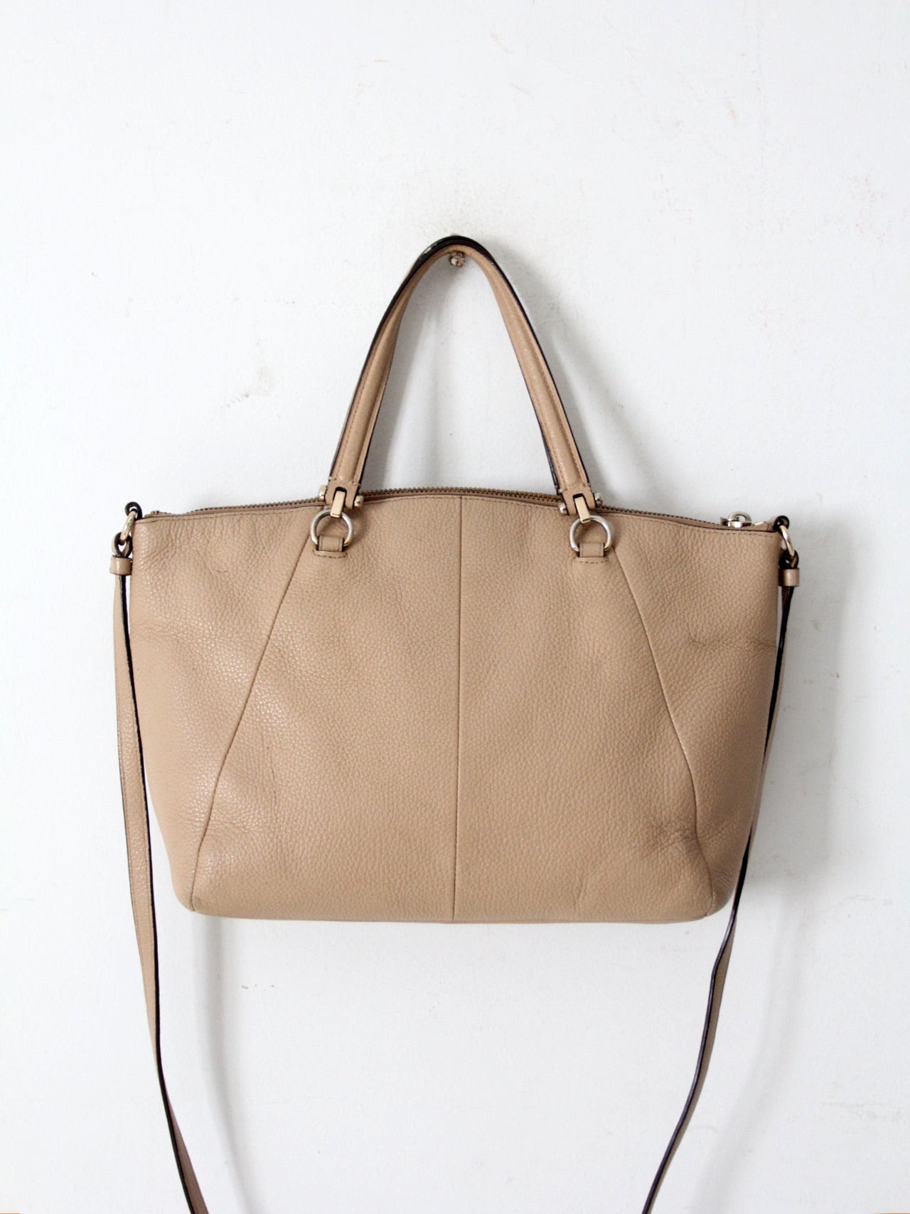 Coach Prairie pebble leather satchel  crossbody bag