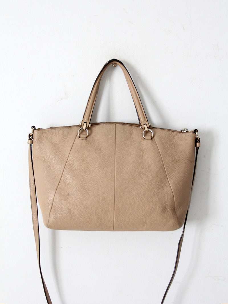 Coach Prairie pebble leather satchel  crossbody bag