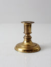 vintage brass adjustable candle holder