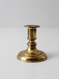 vintage brass adjustable candle holder
