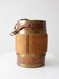 antique equestrian barrel