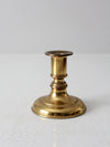 vintage brass adjustable candle holder