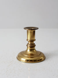 vintage brass adjustable candle holder