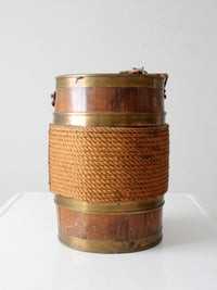 antique equestrian barrel