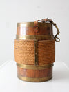 antique equestrian barrel