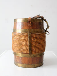 antique equestrian barrel