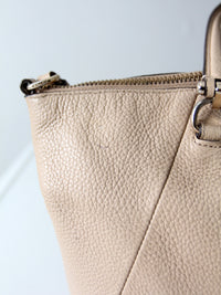 Coach Prairie pebble leather satchel  crossbody bag
