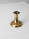 vintage brass adjustable candle holder