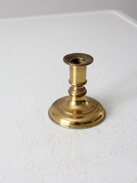 vintage brass adjustable candle holder