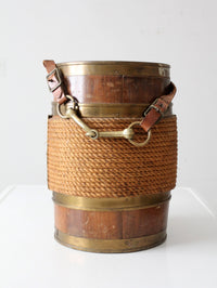 antique equestrian barrel
