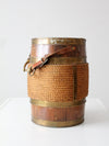 antique equestrian barrel