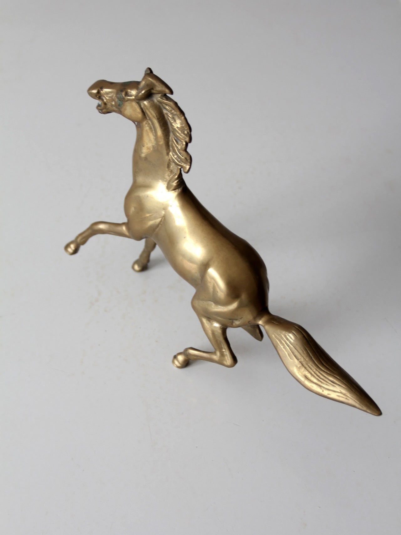 mid century brass horse figure – 86 Vintage